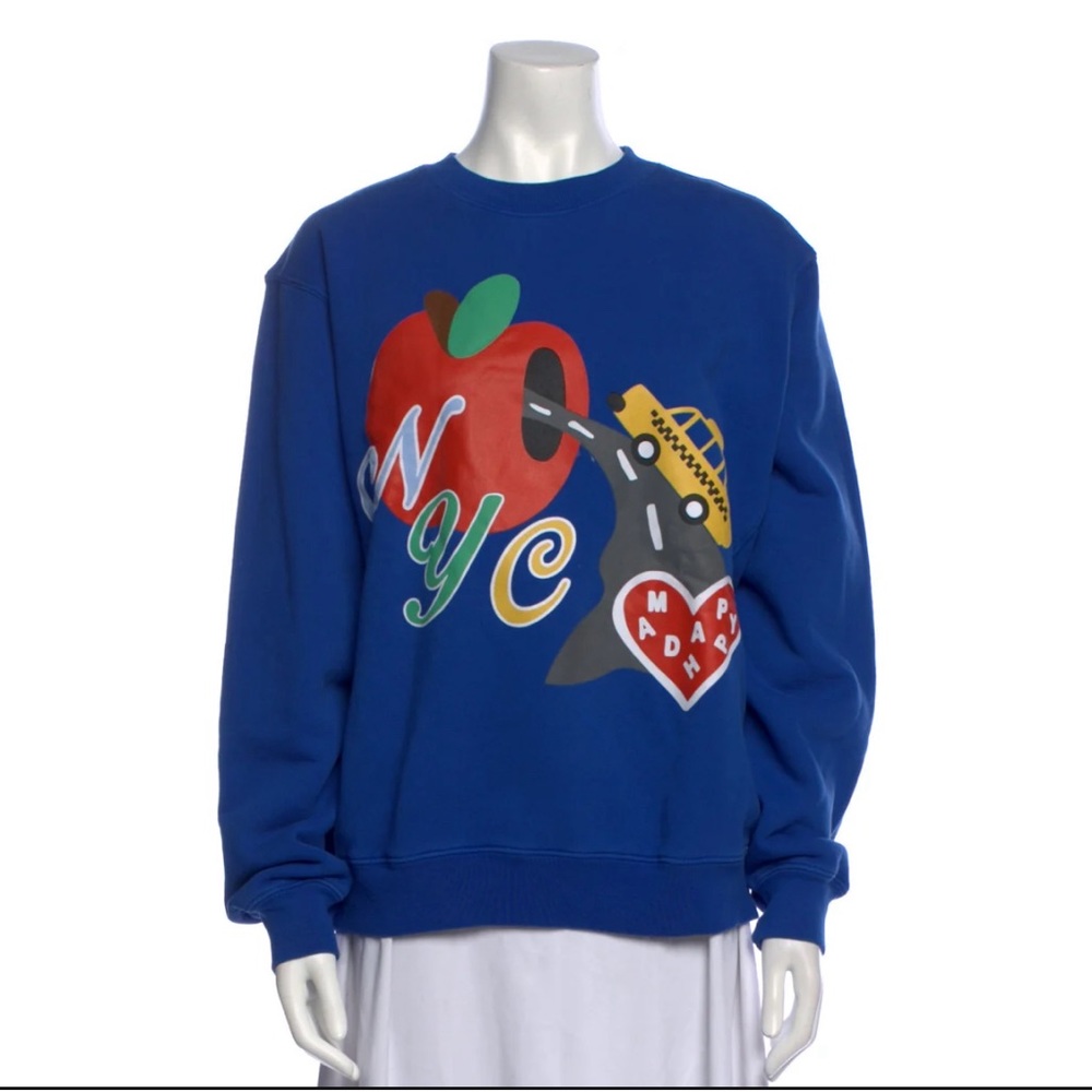 MadHappy blue sweatshirt size medium NO TAG